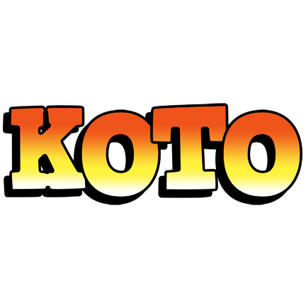 Koto sunset logo