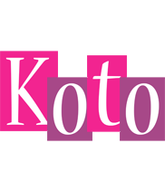 Koto whine logo