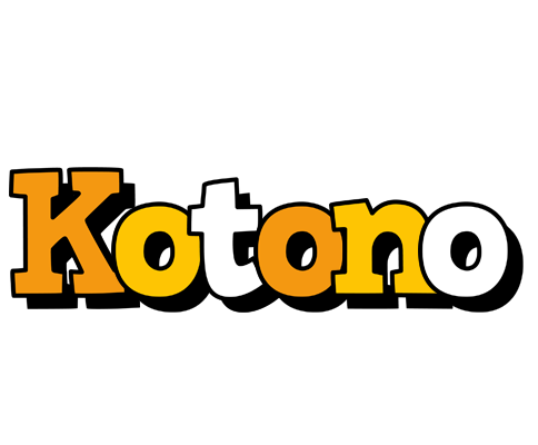 Kotono cartoon logo