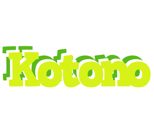 Kotono citrus logo