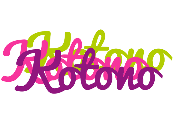 Kotono flowers logo