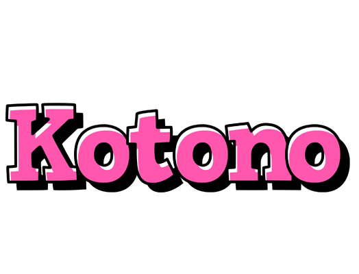 Kotono girlish logo