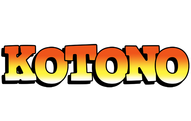 Kotono sunset logo