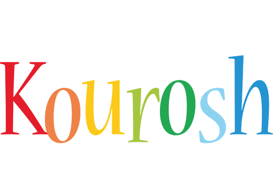 Kourosh birthday logo