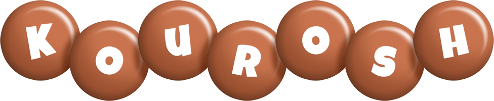 Kourosh candy-brown logo