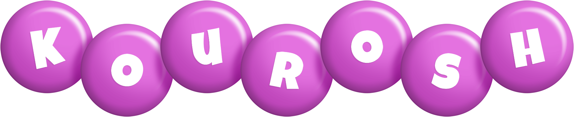 Kourosh candy-purple logo