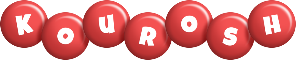 Kourosh candy-red logo