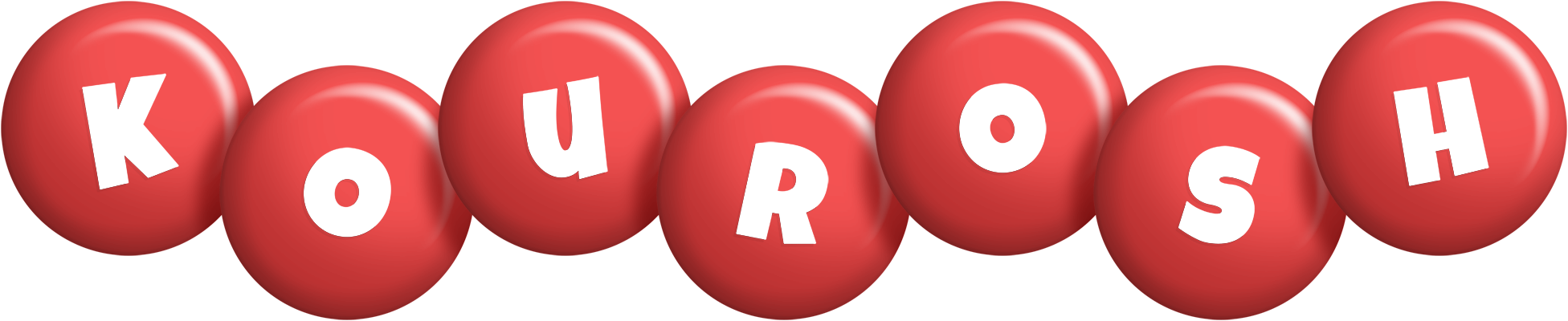 Kourosh candy-red logo