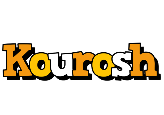Kourosh cartoon logo