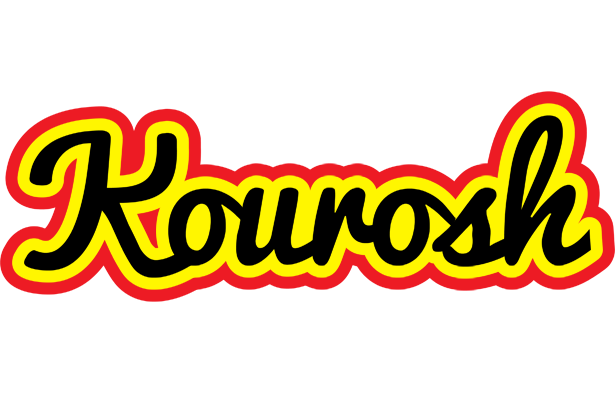 Kourosh flaming logo
