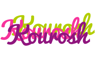 Kourosh flowers logo