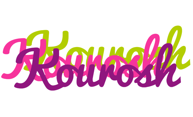 Kourosh flowers logo