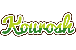 Kourosh golfing logo