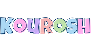 Kourosh pastel logo