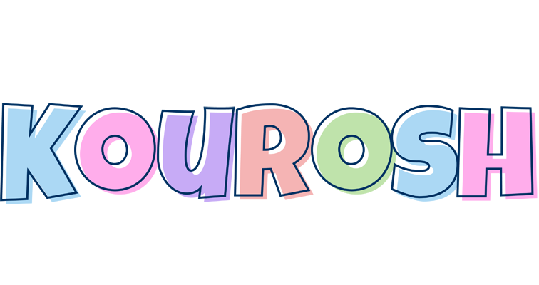 Kourosh pastel logo