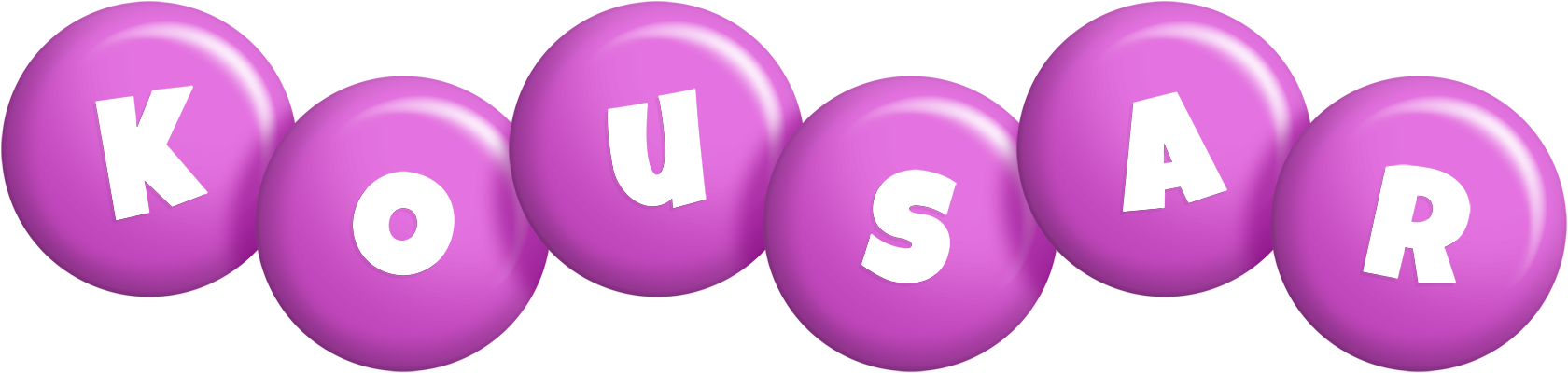 Kousar candy-purple logo