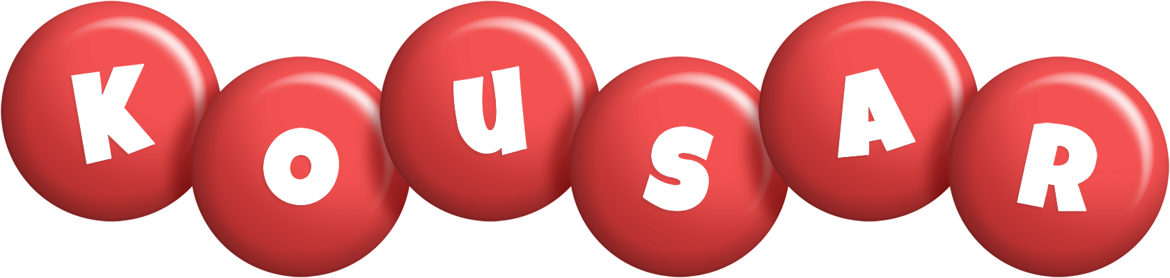 Kousar candy-red logo