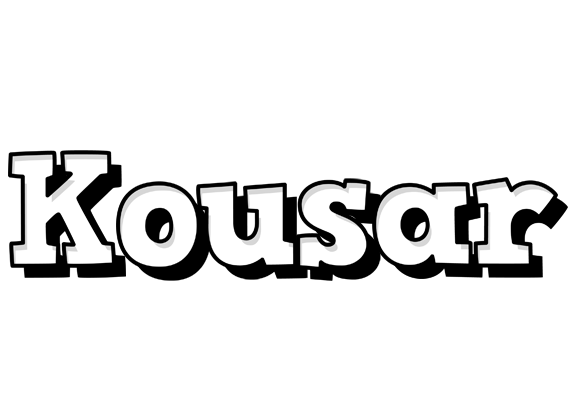 Kousar snowing logo