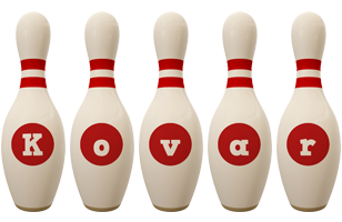 Kovar bowling-pin logo