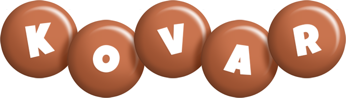 Kovar candy-brown logo