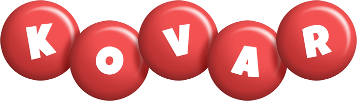 Kovar candy-red logo