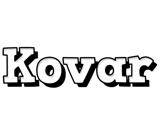 Kovar snowing logo