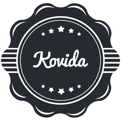 Kovida badge logo