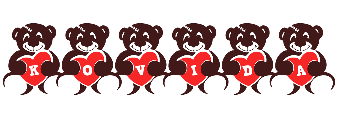 Kovida bear logo