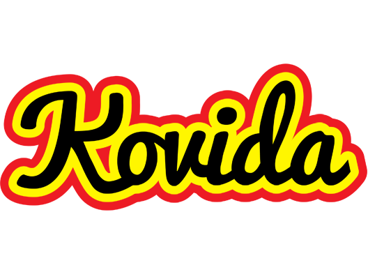 Kovida flaming logo