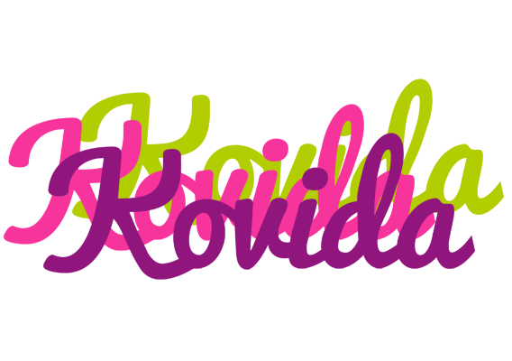 Kovida flowers logo