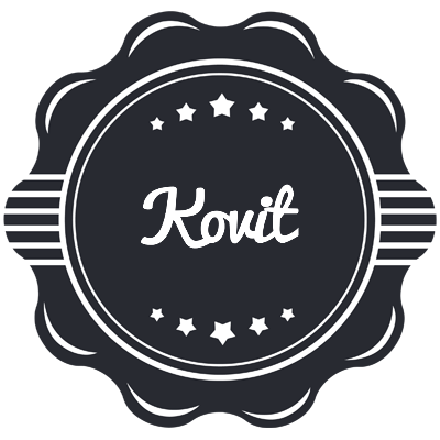 Kovit badge logo