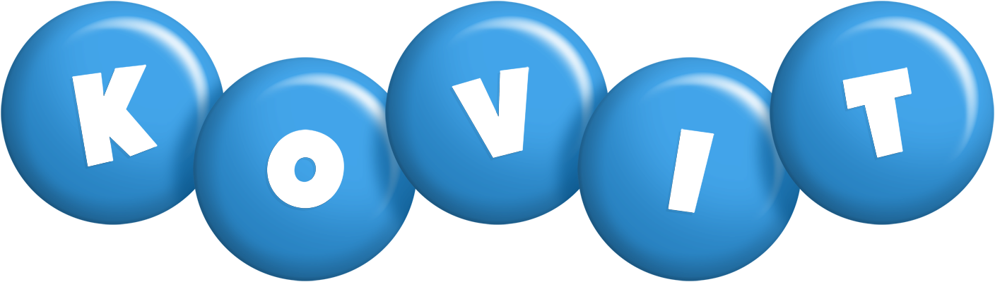 Kovit candy-blue logo