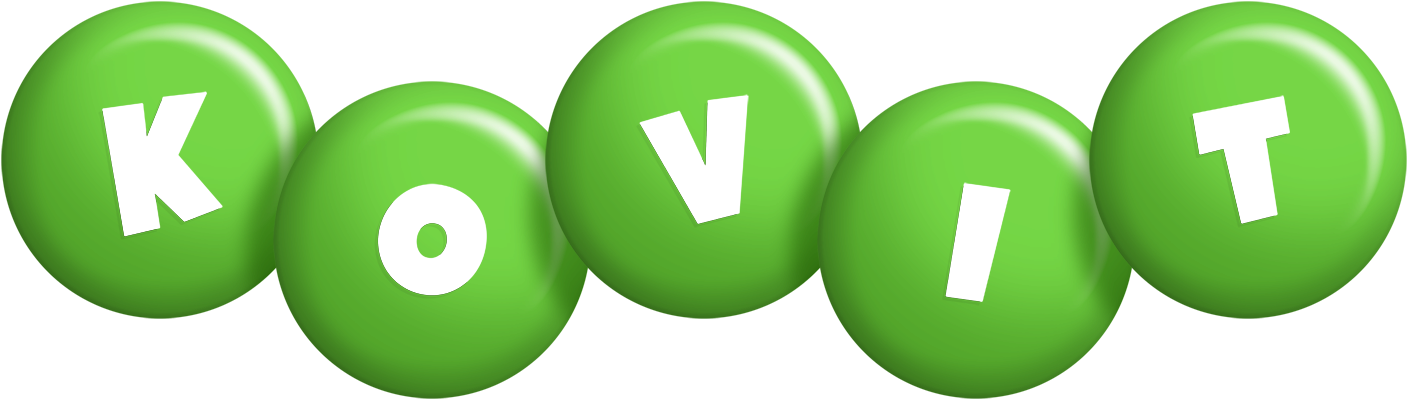 Kovit candy-green logo