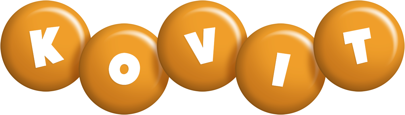 Kovit candy-orange logo