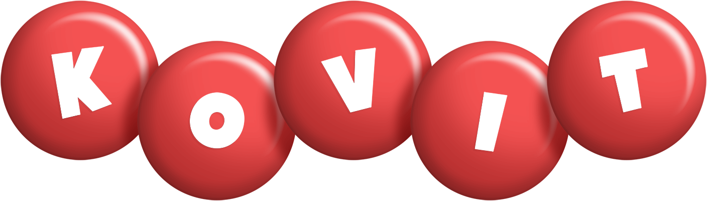 Kovit candy-red logo
