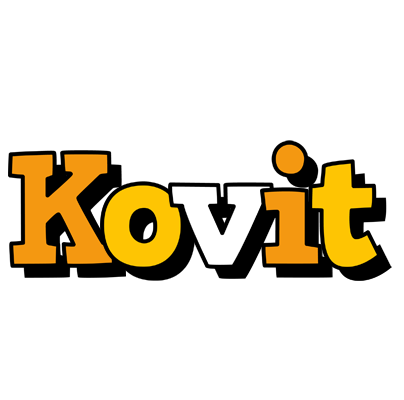 Kovit cartoon logo