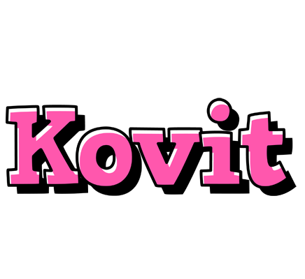 Kovit girlish logo