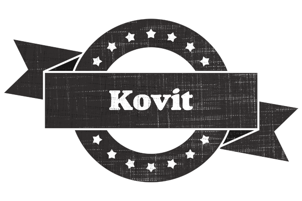 Kovit grunge logo