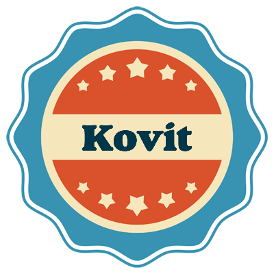 Kovit labels logo