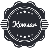 Kowsar badge logo