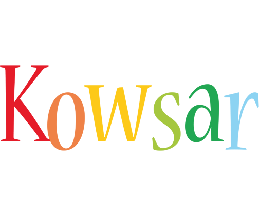 Kowsar birthday logo