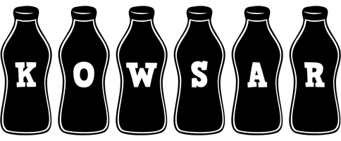 Kowsar bottle logo