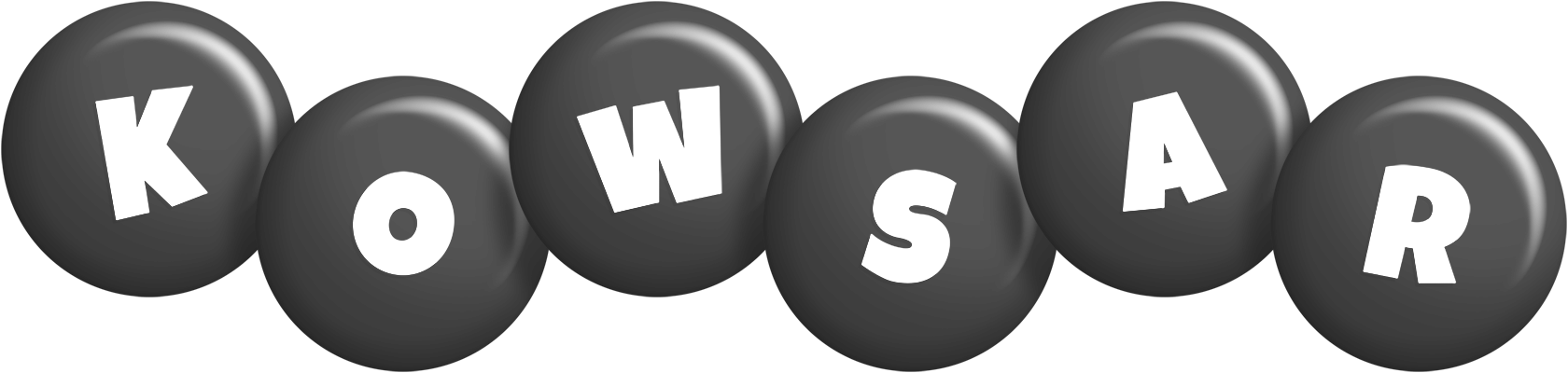 Kowsar candy-black logo