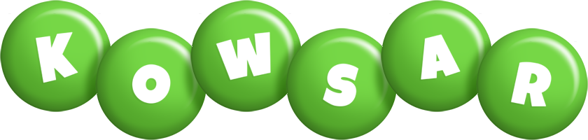 Kowsar candy-green logo