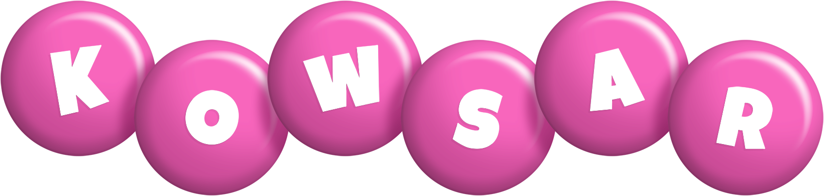Kowsar candy-pink logo