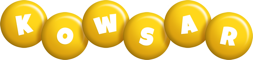 Kowsar candy-yellow logo