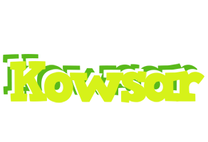 Kowsar citrus logo