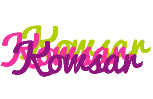 Kowsar flowers logo