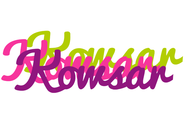 Kowsar flowers logo