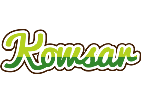 Kowsar golfing logo